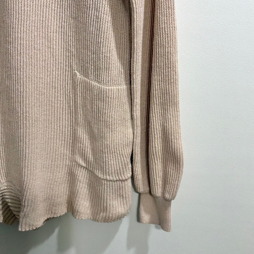 Free People FP Beach Picnic Sweater Romper Linen Cotton in Natural Size Small - Picture 8 of 9